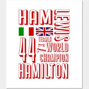 Forza Hamilton 44 Posters and Art